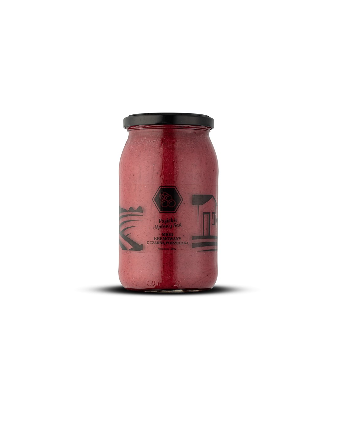 Miód kremowy z czarną porzeczką 1200g