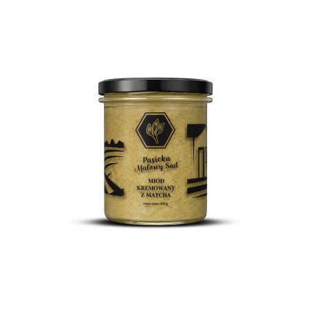 Miód kremowany z matcha 430 g